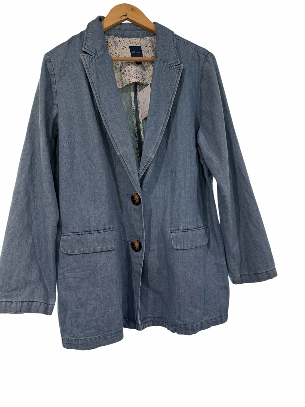 Jill DenimLight Blue Blazer - Casual Tailored Jacket - Picture 3 of 11